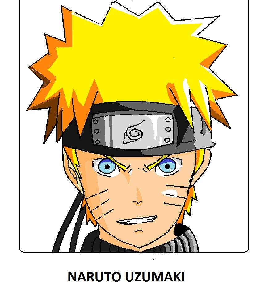 871x979 My First Computer Drawing Naruto Amino