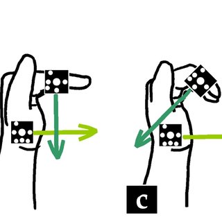 320x320 interactive drawing application on the digital tabletop, using