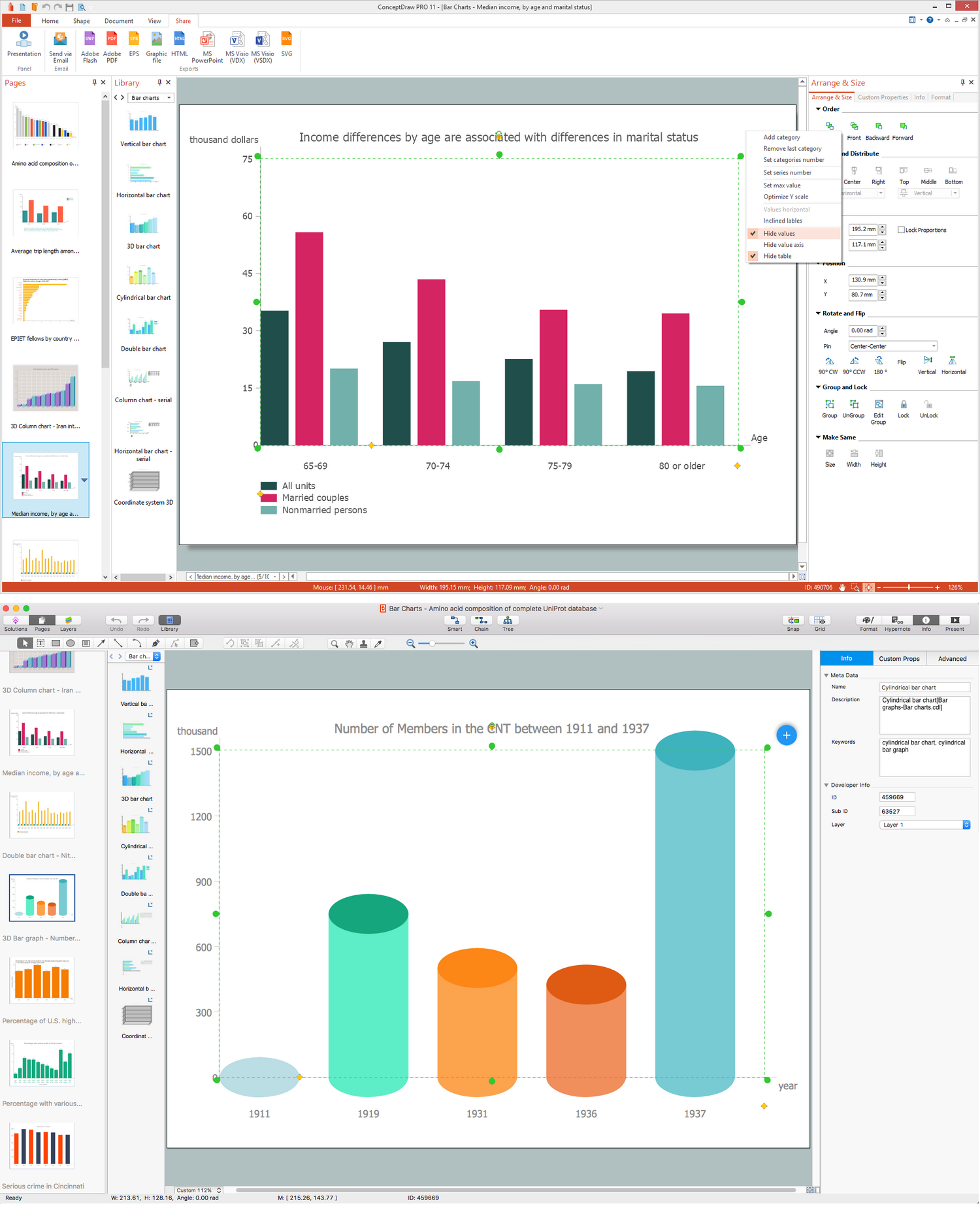 1500x1853 Column Chart Software