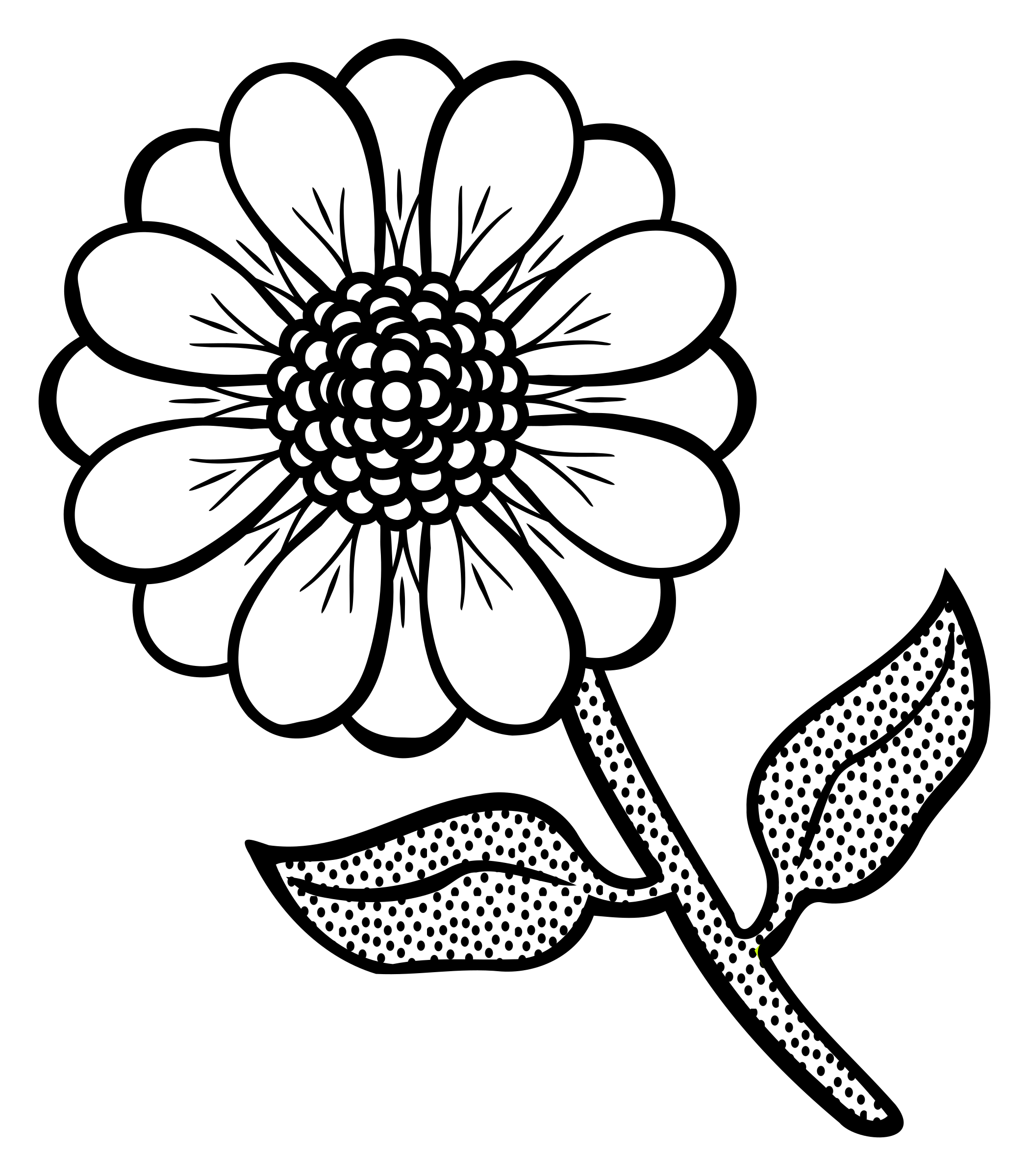 2099x2400 Line Flower Pictures And Cliparts, Download Free