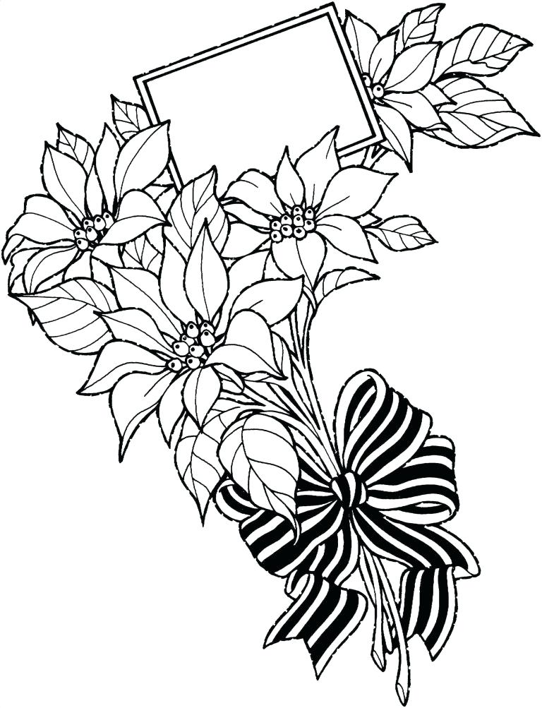 768x1003 Easy Flower Sketch
