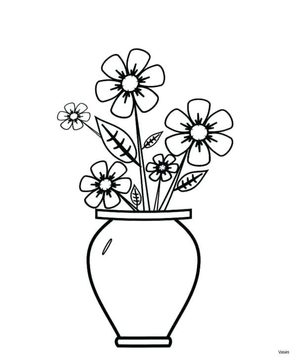 592x720 Flower Pots With Flowers Drawing