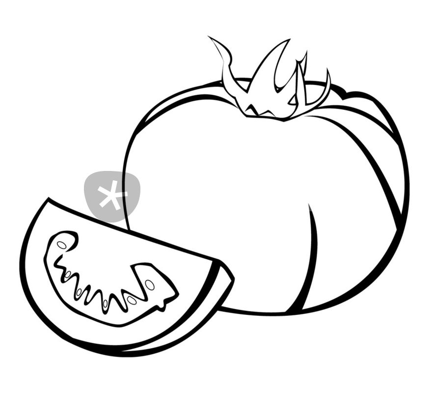 874x800 Vegetables Series Tomatoes Drawing Art Prints And Posters