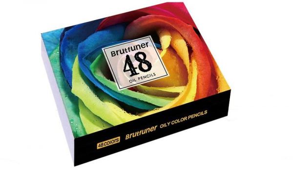 600x348 Brutfuner Oil Colored Pencils Set Artist Drawing Coloring