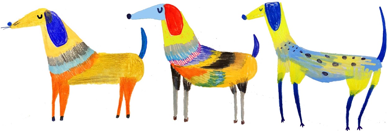 1250x422 Year Of The Dog, Dog Art, Dog Illustration, Design, Artwork, Kids