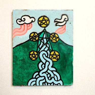 375x375 Game Of Pentacles Painting