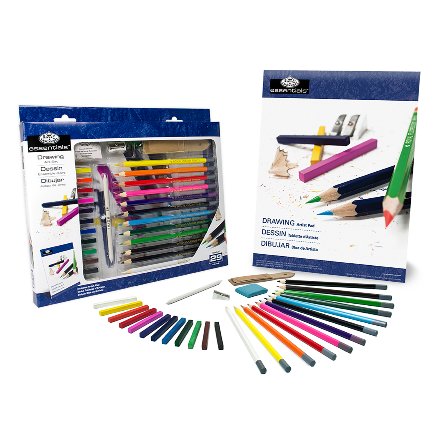1500x1500 Royal And Langnickel Drawing Essentials Art Set