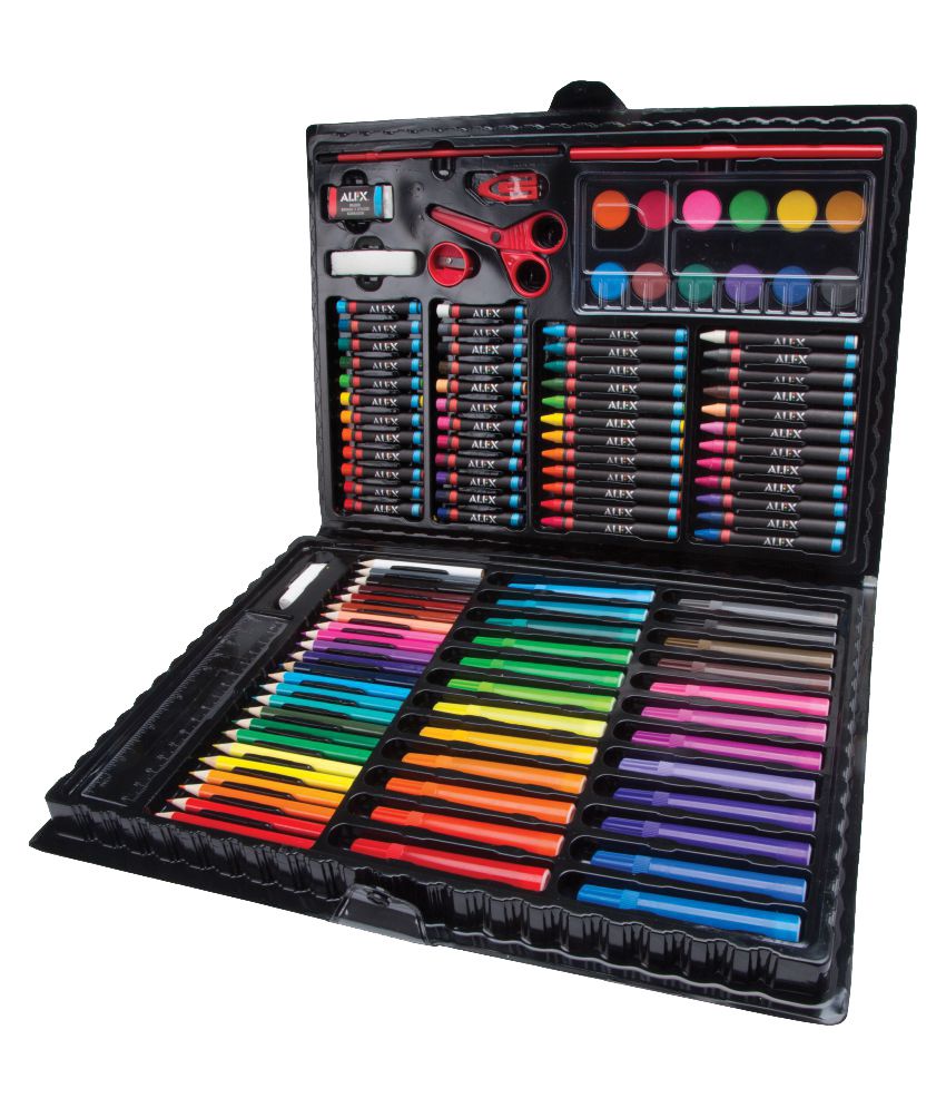 850x995 Alex Toys Multicolour Drawing Painting Set With Carrying Case