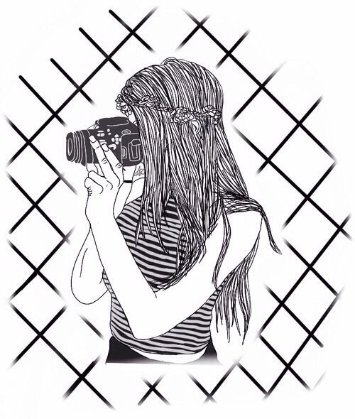 500x590 Image About Girl In Drawings