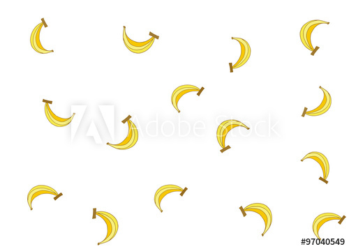 500x357 Hand Drawing Banana Cartoon Backgrounds