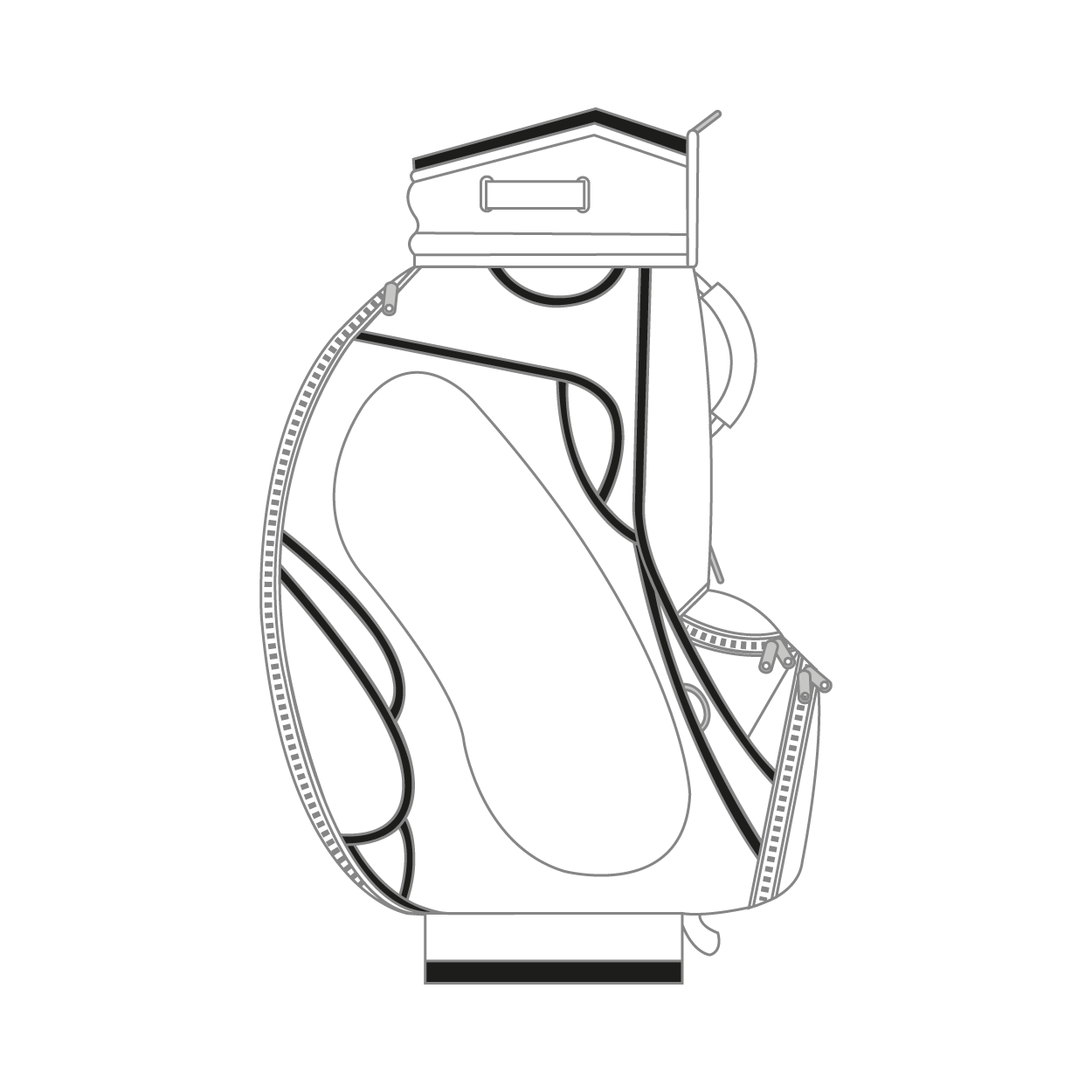 1250x1250 Collection Of Free Golf Drawing Bag Download On Ui Ex