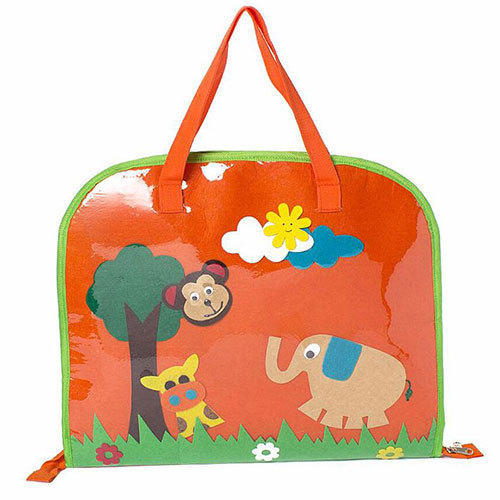 500x500 Orange Green Stylish Drawing Bag, Rs Piece, Lad N Lass Id