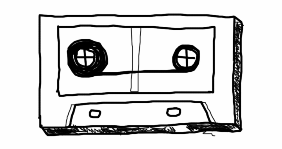 920x486 Cassette, Doodle, Scrawl, Paint, Drawing, Band