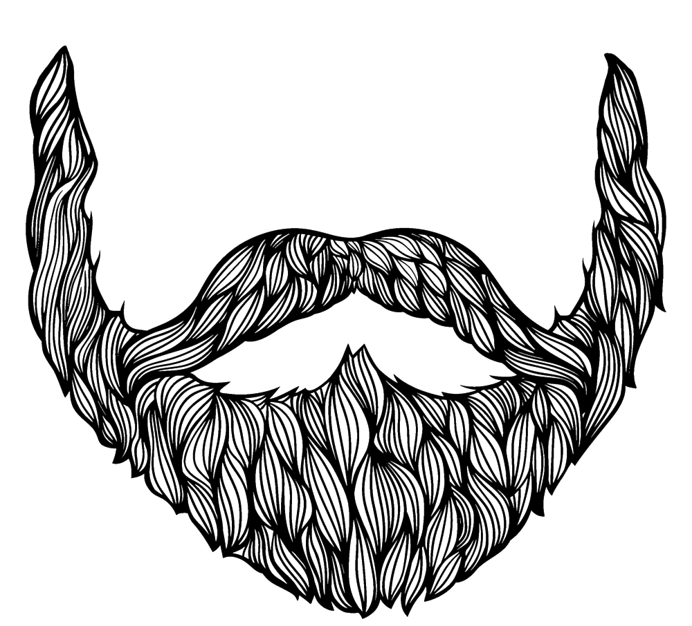 1000x906 Beard Drawing Transparent Png