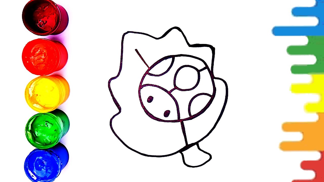 1280x720 Coloring Ladybug Glitter Painting For Toddlers And Drawing