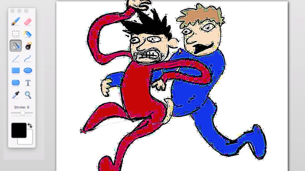 1280x720 Drawing In Paint