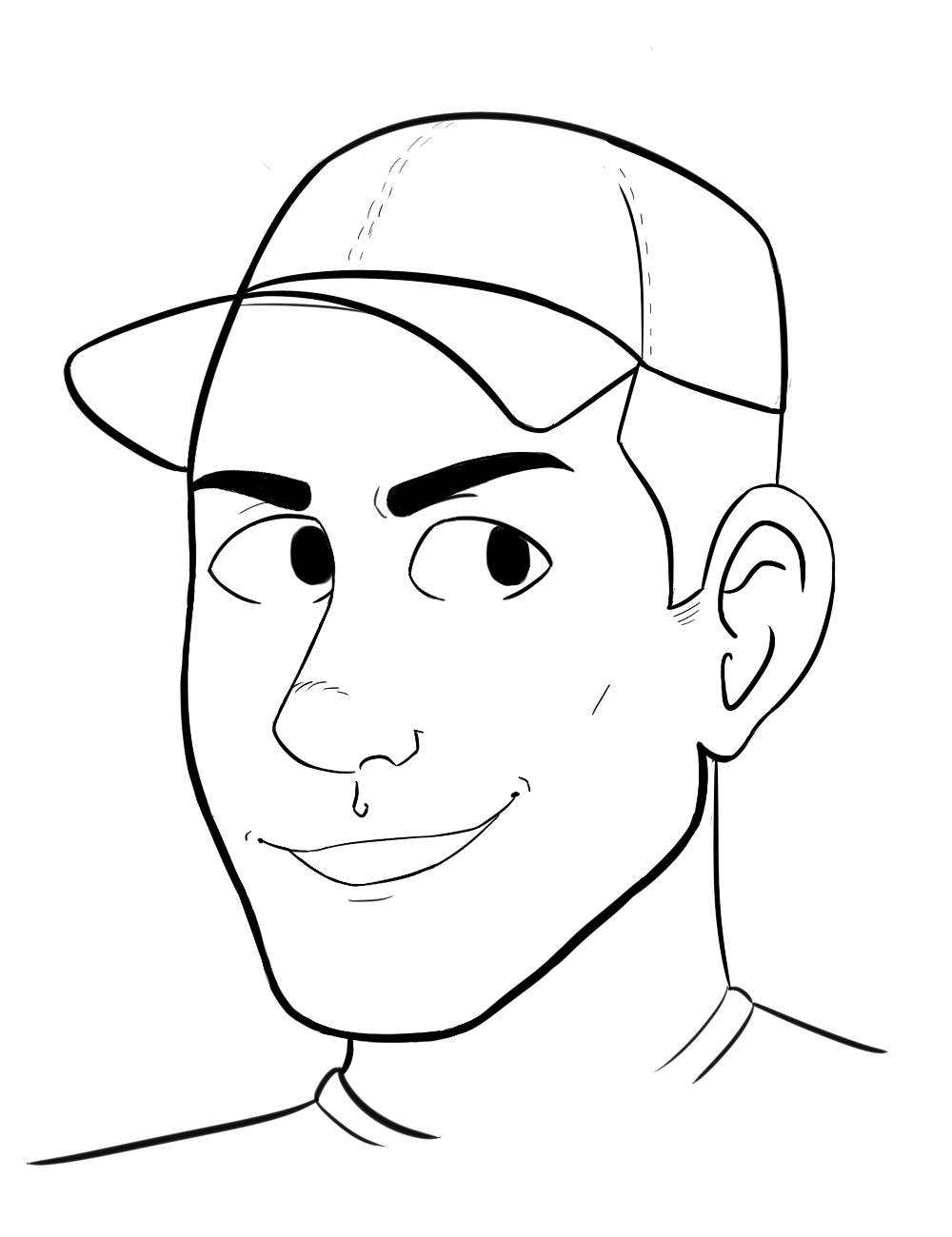 1000x1300 I'm Drawing Scout From For My Gf As A Gift Any Advice