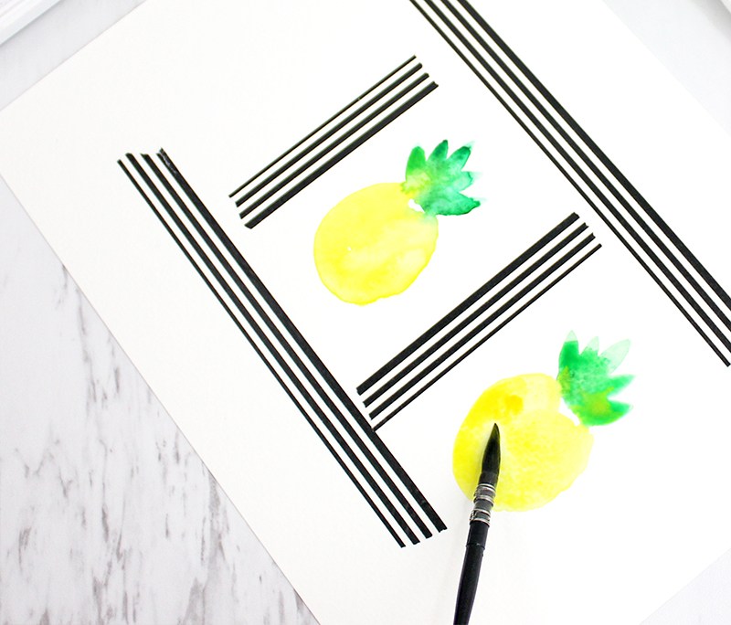 800x684 The Most Effective Method To Paint A Watercolor Pineapple Steemit