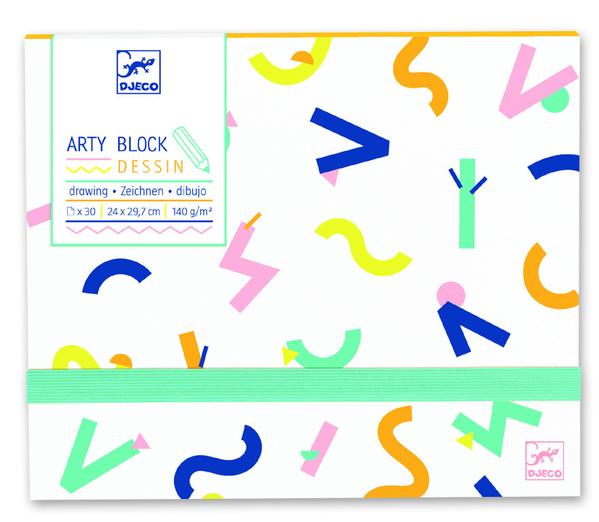 599x522 Djeco Arty Block Drawing Pad
