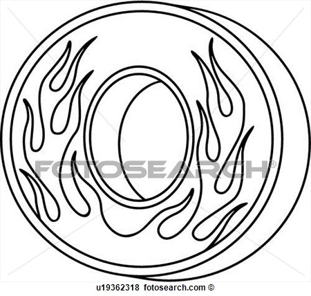 450x428 Block Letter O Clipart