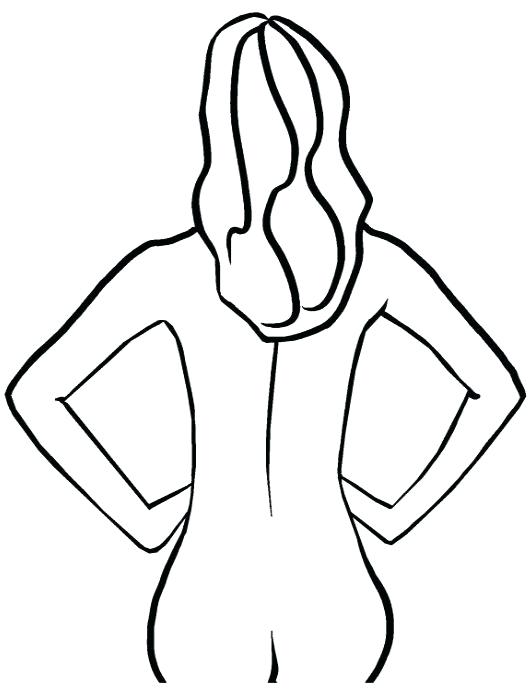 530x692 body outline look at clip art images look human body outline human