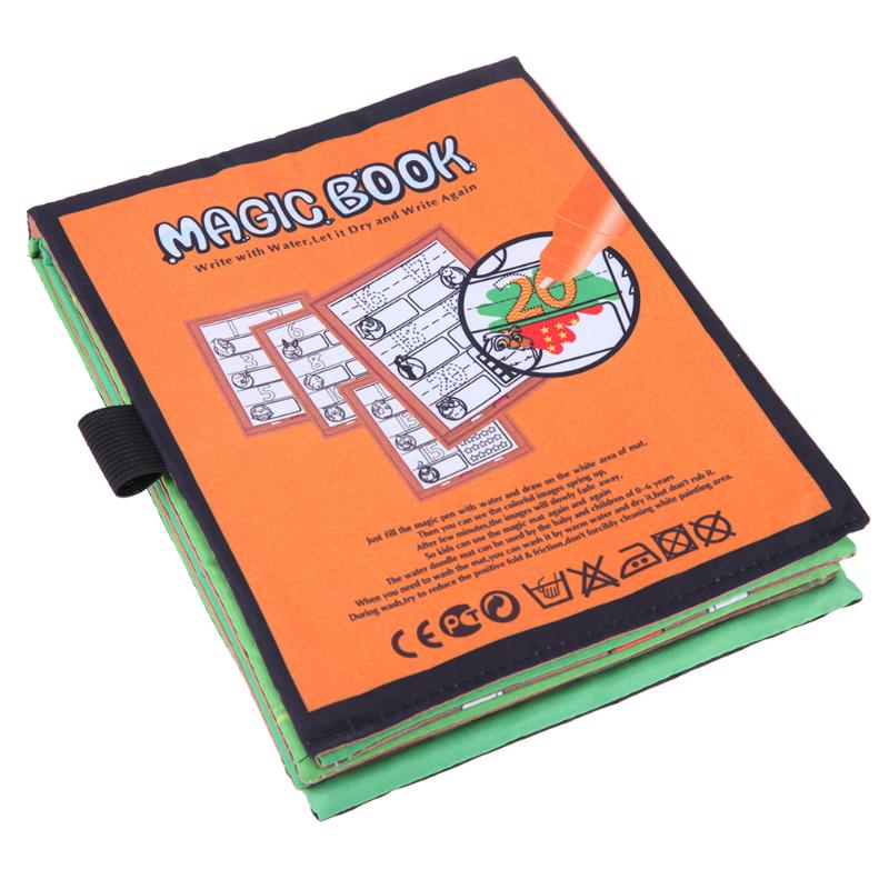800x800 Magic Water Drawing Book Coloring Number Painting Doodle Book Kids