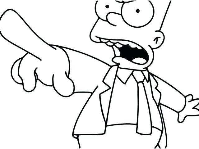 640x480 Simpsons Halloween Coloring Pages Lego Online Cartoons Printable