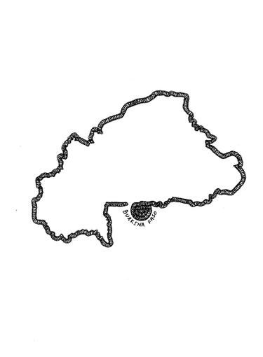 375x510 Burkina Faso Border Drawing