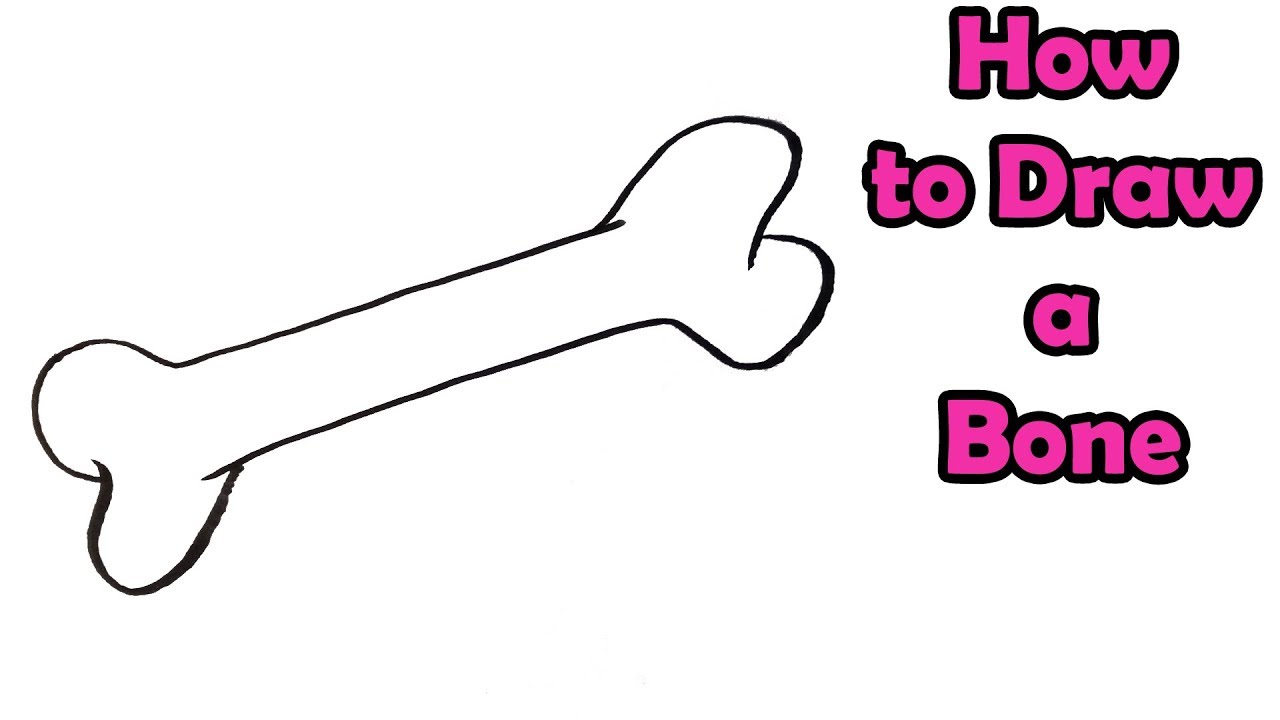 1280x720 How To Draw A Bone