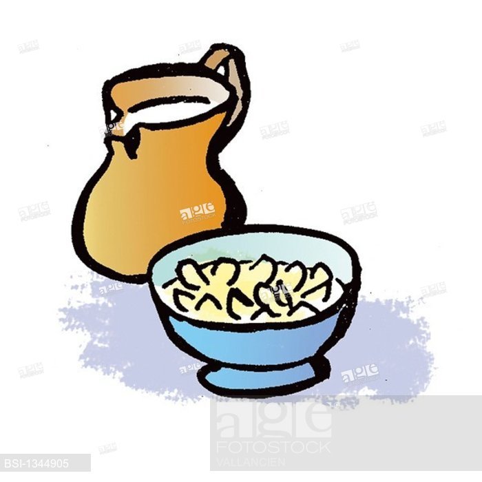 700x700 Breakfast, Drawing, Stock Photo, Picture And Rights Managed Image