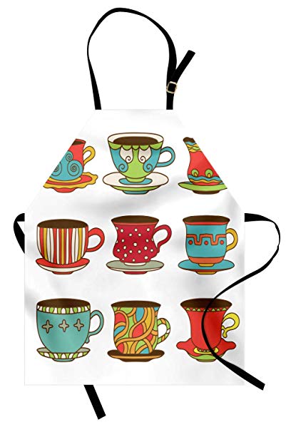 408x606 ambesonne tea party apron, colorful vivid teacup