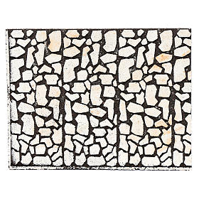 280x280 Nativity Scene Backdrop, Cork Panel With Stone Bricks Drawing