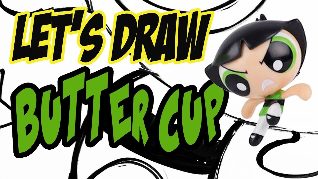 1280x720 drawing butter cup from the power puff girls!