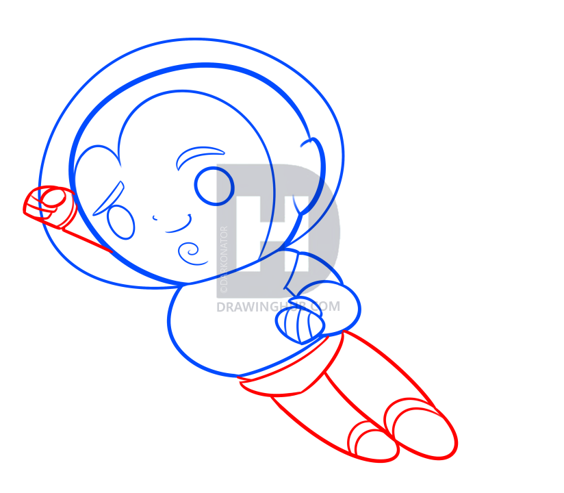 824x720 how to draw buzz lightyear, chibi buzz, step