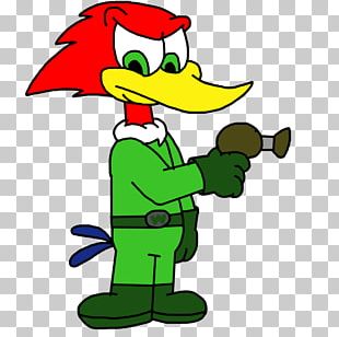310x308 woody woodpecker buzz buzzard cartoon drawing png, clipart