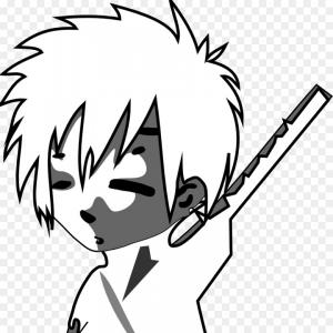 300x300 png black and white samurai drawing clip art samurai c shopatcloth