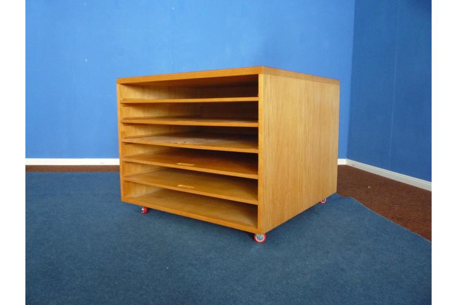 900x600 German Drawing Cabinet, Vinterior