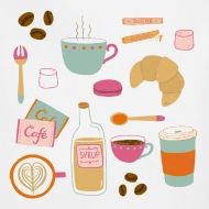 190x190 Drawing Coffee In A Cafe Apron Spreadshirt