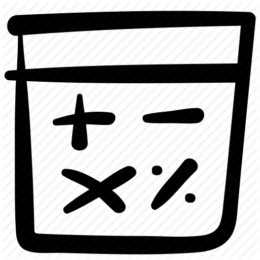 512x512 Drawing, Calculator, Text, Transparent Png Image Clipart Free