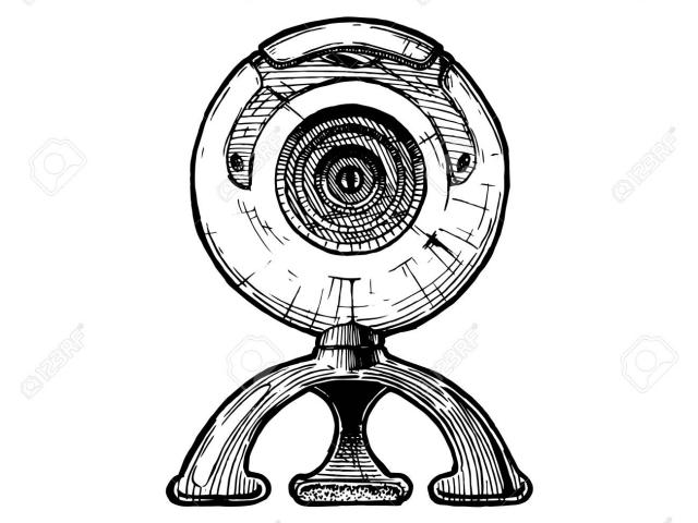 640x480 Web Camera Clipart Drawing