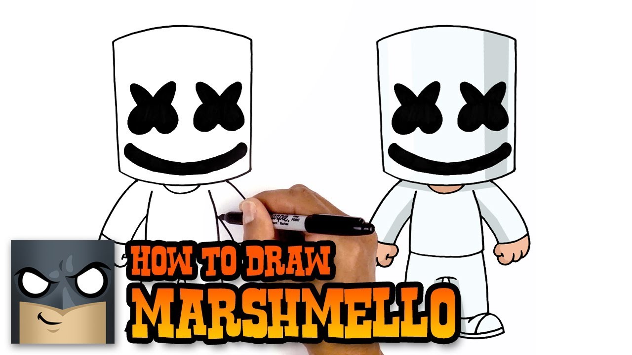 1280x720 How To Draw Marshmello Art Tutorial