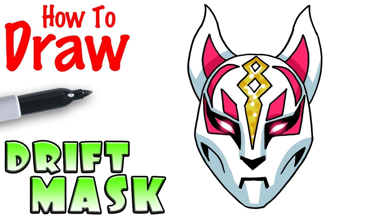 1280x720 how to draw drift's mask fortnite