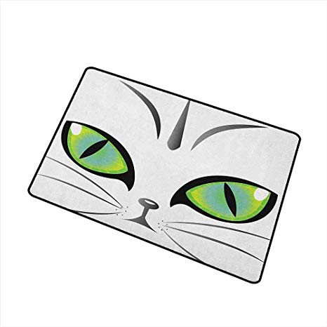 466x466 Eye Indoor Doormat Face Of An Adorable Siberian Cat