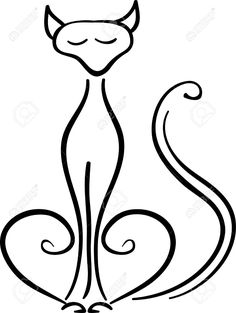 236x313 Black Cat Silhouette For Your Design