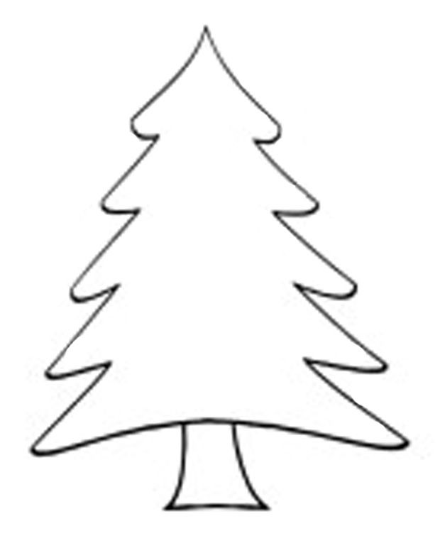 620x755 How To Draw A Christmas Tree Step