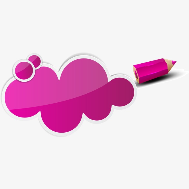 650x650 pencil, cartoon clouds, tag clouds, colored pencils png image