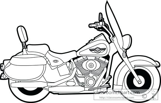 550x352 Clip Art Motorcycle Harley Davidson Coloring Book Colouring