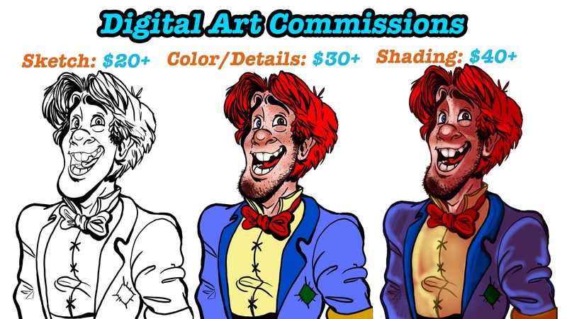 800x450 digital bust commissions