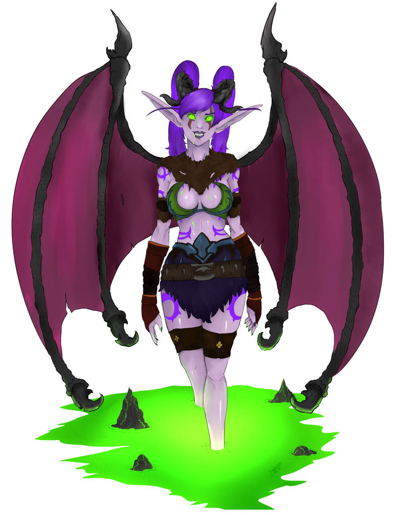 784x1019 Drawing Commissions Demon Hunter Part