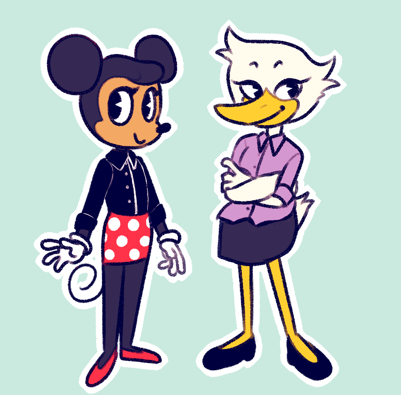 1280x1258 i will excuse this standing in the void drawing